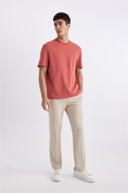 Regular Fit Crew Neck Short Sleeve T-Shirt