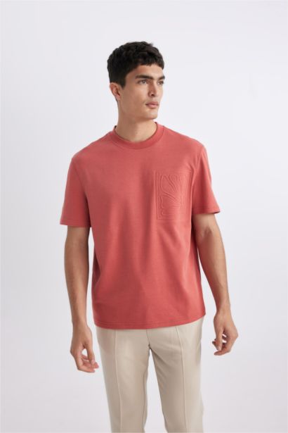 Regular Fit Crew Neck Short Sleeve T-Shirt