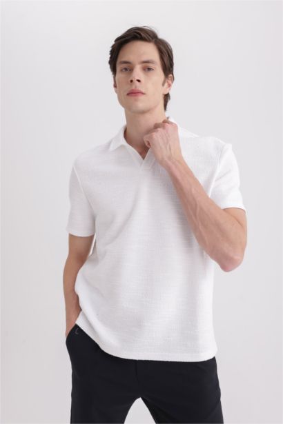 Regular Fit Short Sleeve Polo T-Shirt