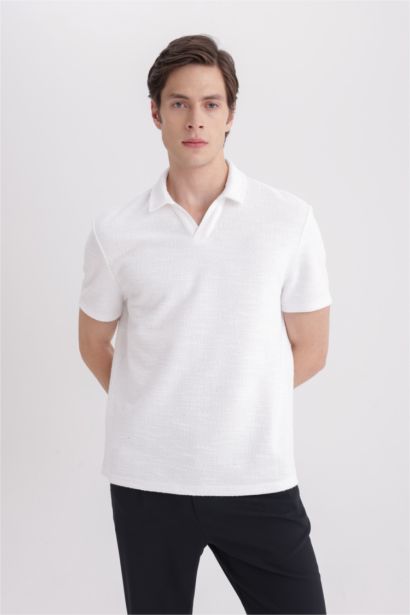 Regular Fit Short Sleeve Polo T-Shirt