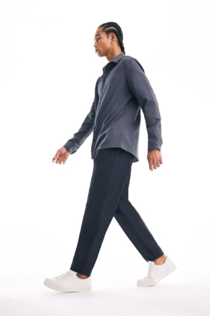 Jogger Straight Leg Stretchable Summer Fabric Trousers