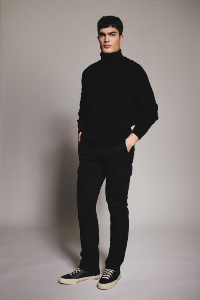 қалыпты пішім твил тұрақты етек Шалбар