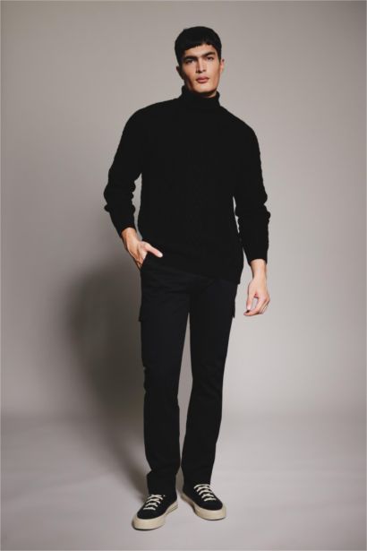 қалыпты пішім твил тұрақты етек Шалбар