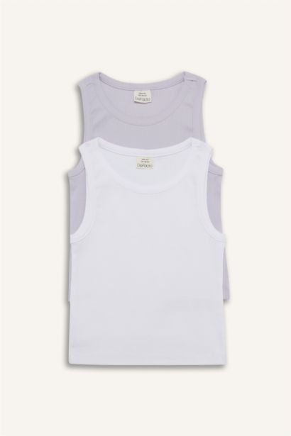 Girl Crew Neck Airplane Printed 2 Piece Undershirts