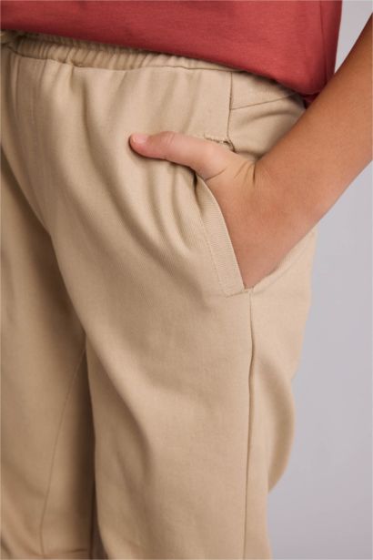 Jogger Fıt Gabardin Pantolon Erkek Çocuk