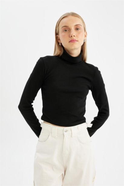 Slim Fit Camisole Long Sleeve T-Shirt