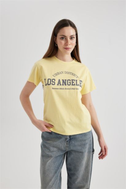 Regular Fit Crew Neck Short Sleeve T-Shirt