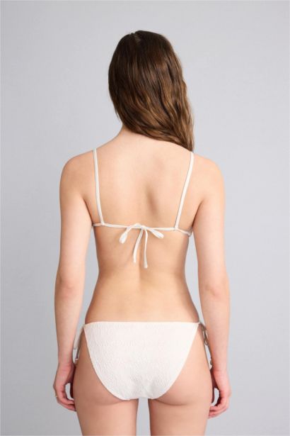 Regular Fit кестелі ришелье бикини асты