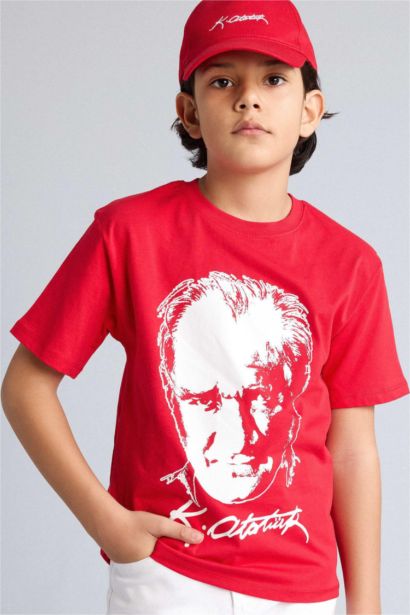 Atatürk Baskılı Tişört Erkek Çocuk