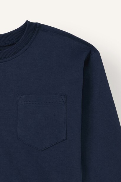 Baby Boy Regular Fit Crew Neck Long Sleeve T-Shirt