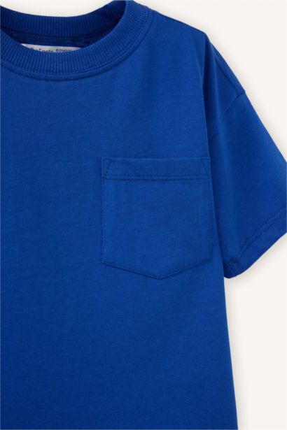 تيشيرت بيبي اولادي نص كم قصة عادية بياقة مستديرة