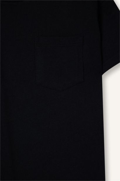 تيشيرت ولادي نص ردن قصة عادية بياخة مستديرة