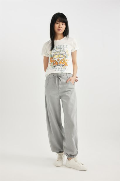 Fitted Printed Short Sleeve T-Shirt