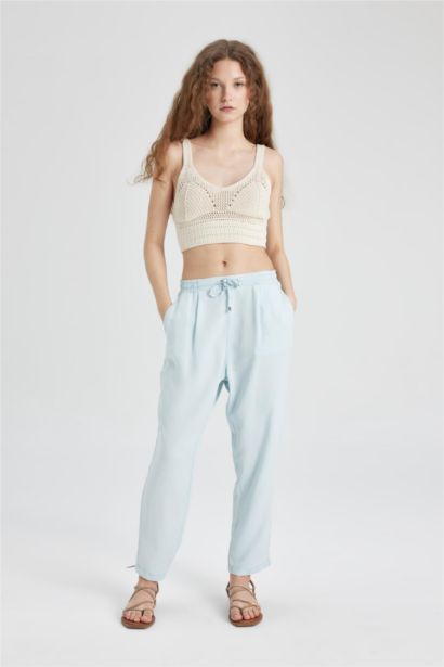 Carrot Fit High Waist Ankle Length Jeans