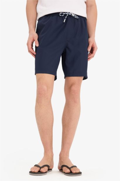 شورت بحر قصير قصة عادية وبطانة شبكية