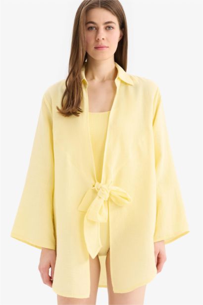 Fall in Love Regular Fit Muslin Beachwear