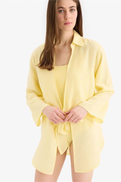 Fall in Love Regular Fit Muslin Beachwear