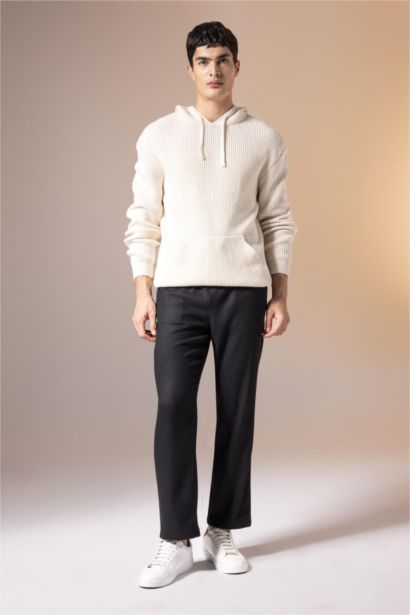 Relax Fit Regular Hem Trousers