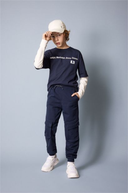 Boy Regular Fit Crew Neck Cotton Printed T-Shirt