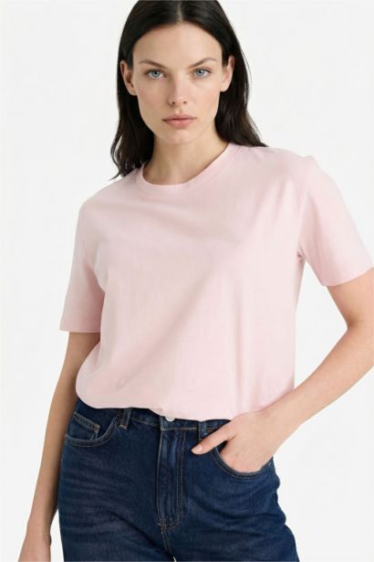 Базовая трикотажная футболка Regular Fit