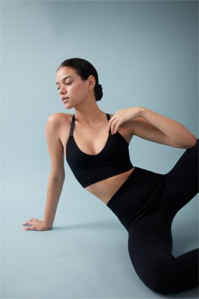 V Yaka Seamless Sporcu Bra