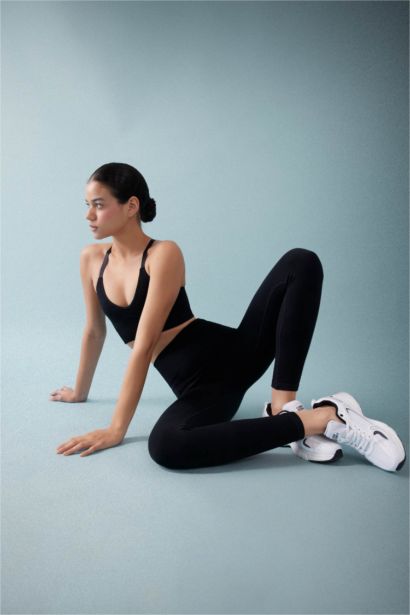 V Yaka Seamless Sporcu Bra