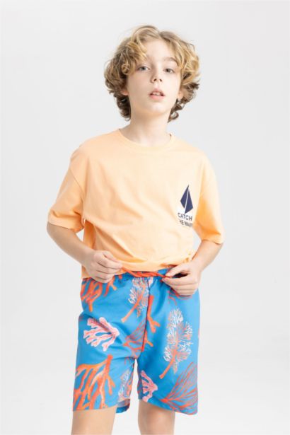 Boy Regular Fit Swim Shorts