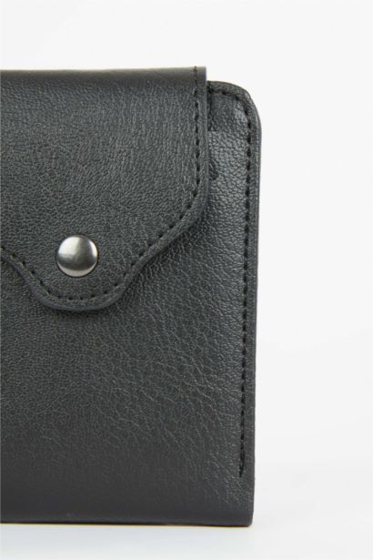 Man Faux Leather Wallets