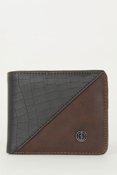 Man Faux Leather Wallets