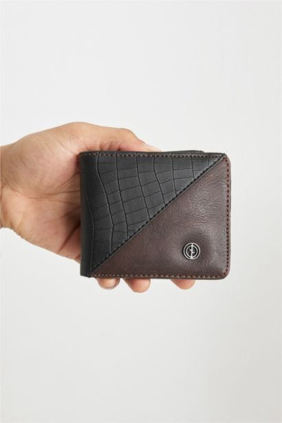 Man Faux Leather Wallets