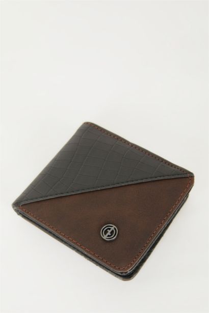 Man Faux Leather Wallets