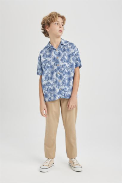 قميص بولو فيسكوز اوفر سايز