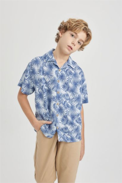 قميص بولو فيسكوز اوفر سايز