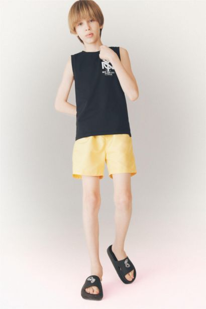 Short de bain basique pour garçon