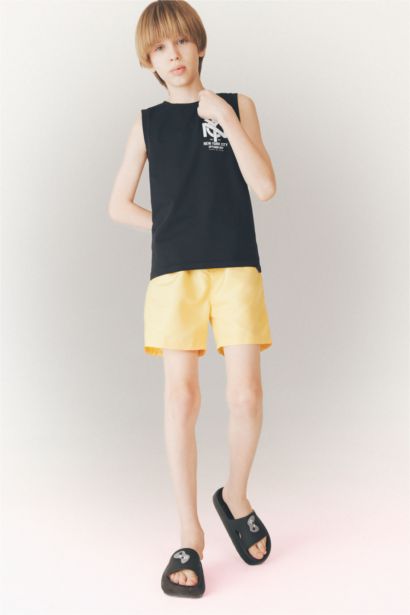 Boy Regular Fit Basic Swim Shorts
