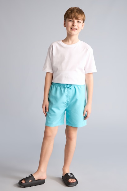 Boy Regular Fit Basic Swim Shorts
