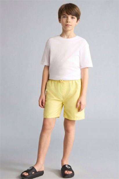 Boy Regular Fit Basic Swim Shorts