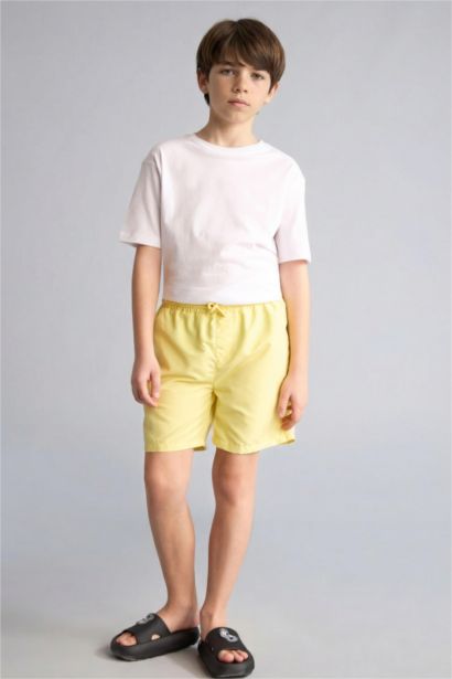 Boy Regular Fit Basic Swim Shorts