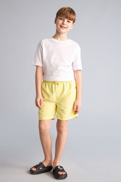 Boy Regular Fit Basic Swim Shorts