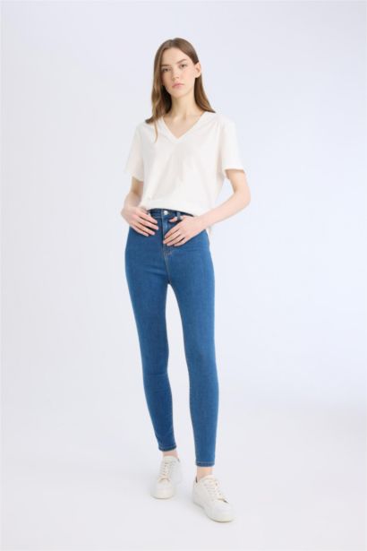 Jegging High Waist Ankle Length Skinny Jeans