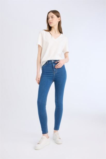 Jegging High Waist Ankle Length Skinny Jeans
