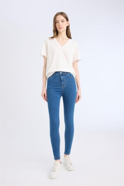Jegging High Waist Ankle Length Skinny Jeans