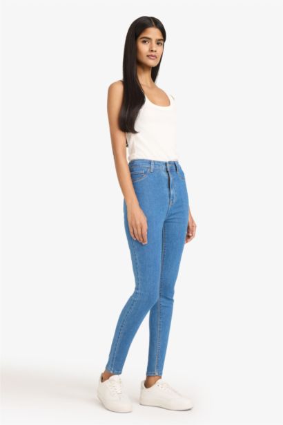 Jegging High Waist Ankle Length Skinny Jeans