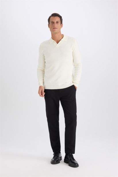 بنطلون قماش صيفي جوجر برجل عادية