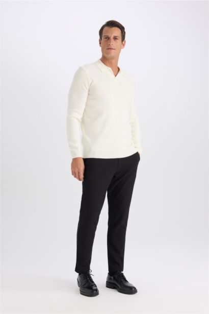 بنطلون قماش صيفي جوجر برجل عادية