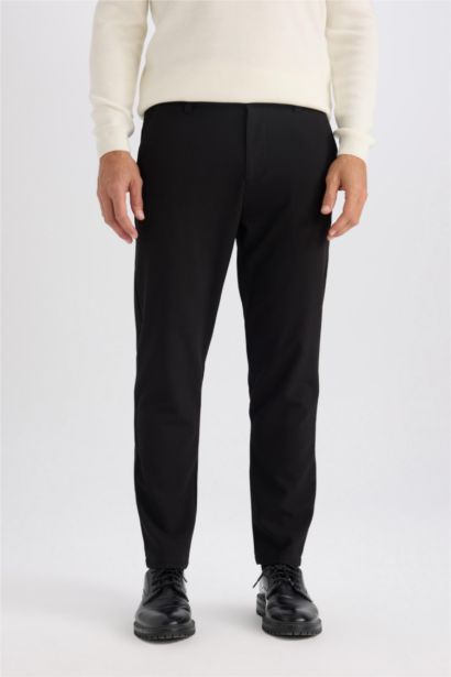 بنطلون قماش صيفي جوجر برجل عادية