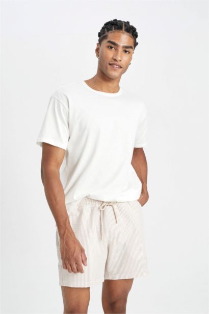 Short De Bain Tissé