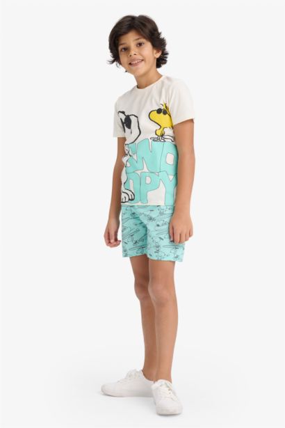 سيت ولادي شورت وتيشيرت من سنوبي - قطعتين