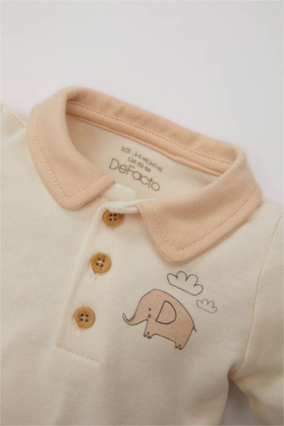 Baby Boy Long Sleeve Long Sleeve Snap Body