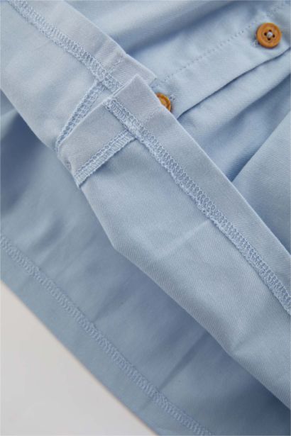 فستان بناتي تويل قصة عادية كم طويل